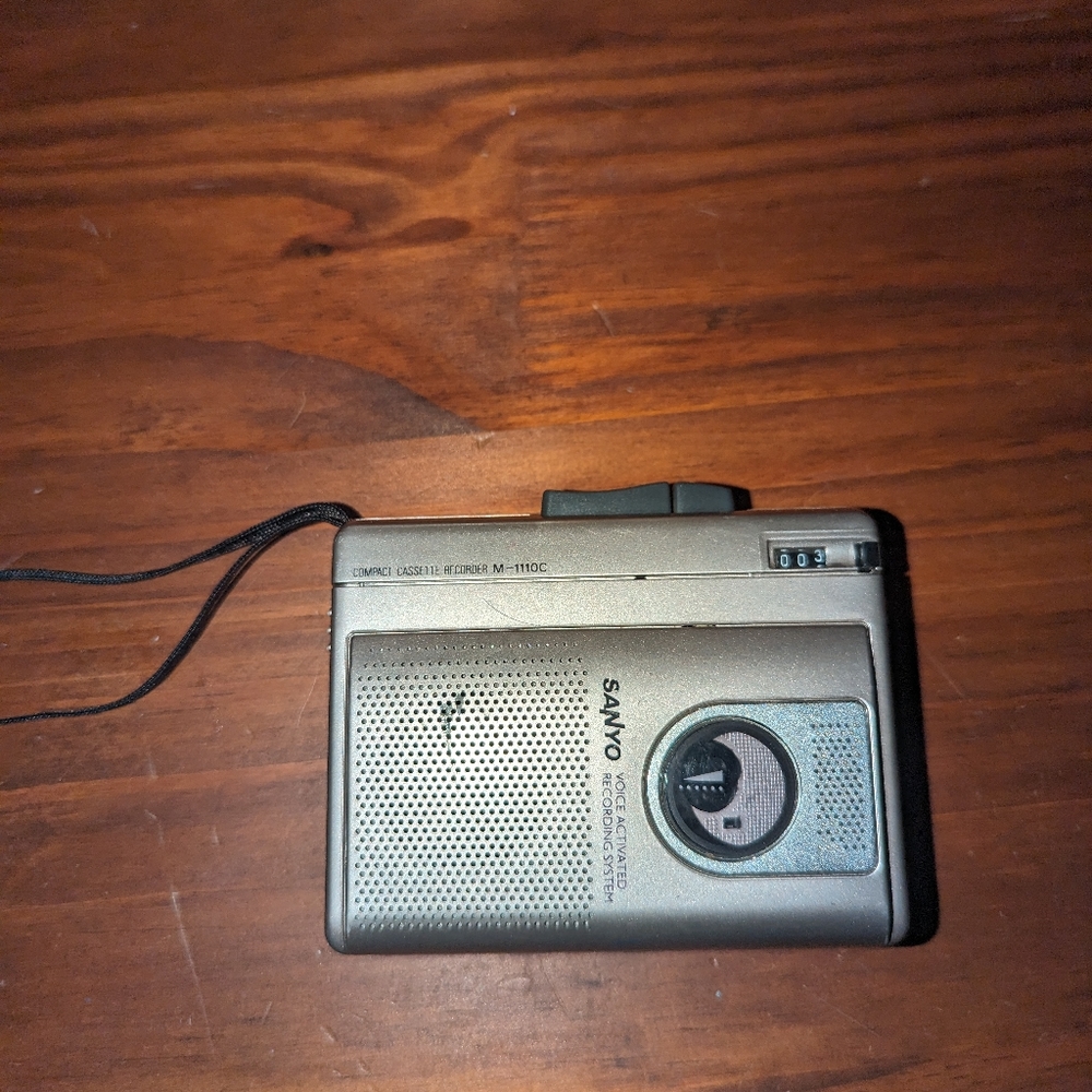 Sanyo M-1110C Compact Cassette Recorder